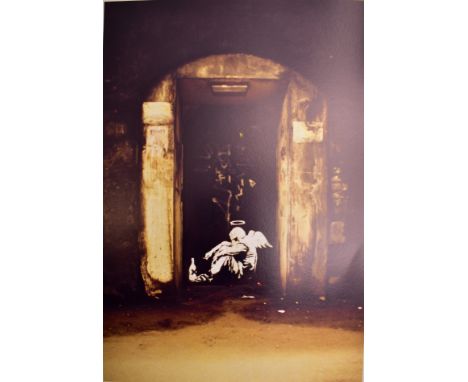 Steve Lazarides (British, b. 1969) after Banksy Drunken Angel 320gsm Hahnemuhle Photo Rag Pearl print Limited Edition number 
