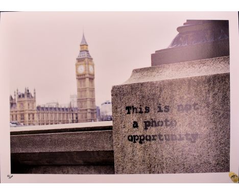 Steve Lazarides (British, b. 1969) after Banksy House of Sin 320gsm Hahnemuhle Photo Rag Pearl print Limited Edition No. 15 o