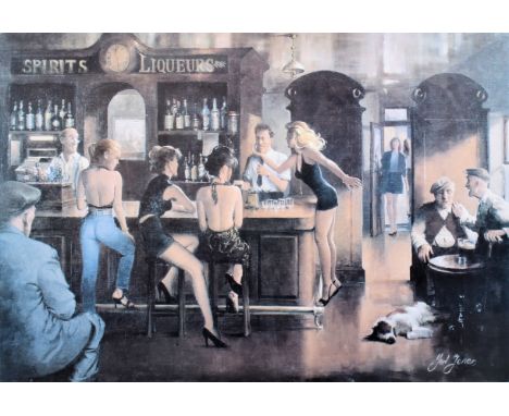 Ted Jones (Irish, b. 1952)  The Hen's Night, 1999 Print on paper Limited edition No. 148 / 500 Signed & numbered in pencil  P