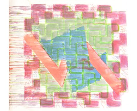 Richard Smith (British, b 1931-2016) Arbor, 1982 Lithograph on paper Numbered 97/100, signed and titled in pencil by the arti