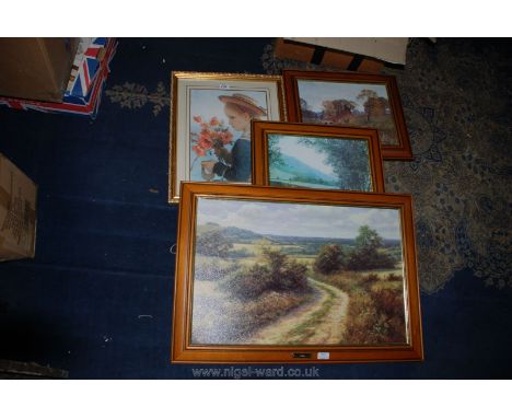 A quantity of Prints including 'Byways', 'Open Gate', 'Late Autumn', and 'Poppies'