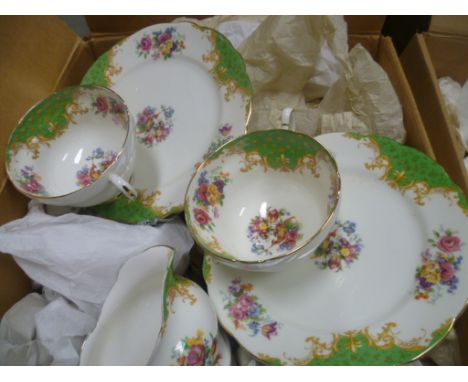 Paragon Rockingham Tea Service and Royal Worcester Woodland Part Dinner Service