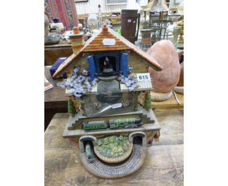 Cuckoo Clock - Bradford Editions ' Memories of Steam Flying Scotsman Clock '