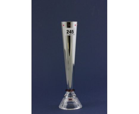 Boxed Swarovski Crystal ' Gemini ' Vase, 9280 000 028 with leaflet and certificate