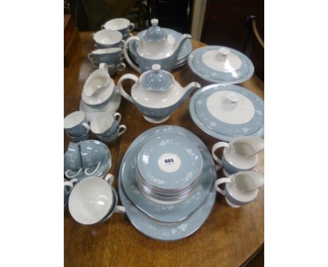 Royal Doulton ' Reflection ' Part Dinner Service comprising Two Lidded Tureens, Oval Meat Plate, Six Dinner Plates, Six Side 
