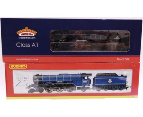 [OO GAUGE]. TWO B.R. LOCOMOTIVES  comprising a Bachmann No.32550C, B.R. Class A1 4-6-2 tender locomotive 'Tornado', 60163, li