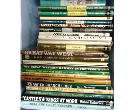 [BOOKS]. RAILWAY  Twenty-three volumes of Great Western Railway interest, including Arlett, Mike, and Lockett, David. Great W