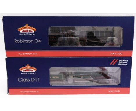 [OO GAUGE]. TWO GREAT CENTRAL LOCOMOTIVES  comprising a Bachmann No.31145NRM, G.C.R. Class D11 4-4-0 tender locomotive 'Butle