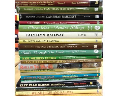 [BOOKS]. RAILWAY  Twenty-one assorted volumes, including Green, C.C. The Coast Lines of the Cambrian Railways, Volumes 1 & 2,