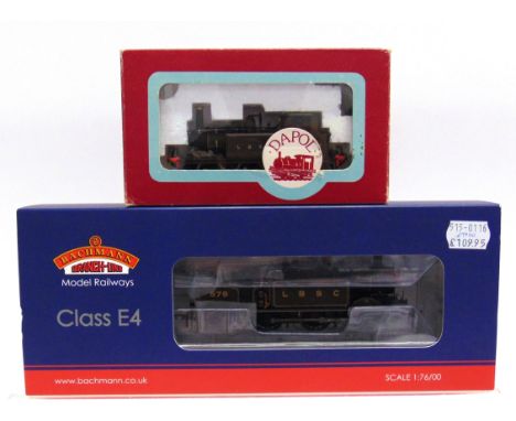 [OO GAUGE]. TWO L.B. & S.C.R. LOCOMOTIVES  comprising a Bachmann No.35075, L.B. & S.C.R. Class E4 0-6-2 tank locomotive, 579,