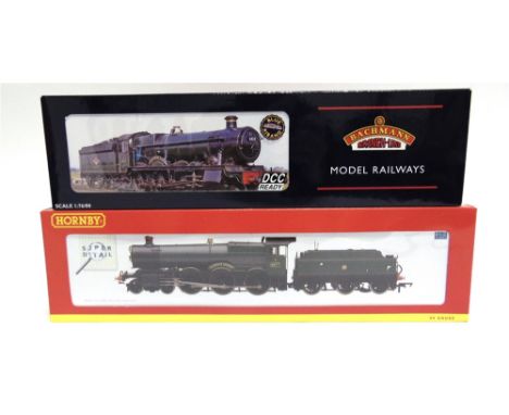 [OO GAUGE]. TWO G.W.R. LOCOMOTIVES  comprising a Bachmann No.32003Z, G.W.R. Hall Class 4-6-0 tender locomotive 'Pitchford Hal