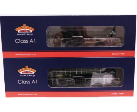 [OO GAUGE]. TWO B.R. LOCOMOTIVES  comprising a Bachmann No.32550A, B.R. Class A1 4-6-2 tender locomotive 'Tornado', 60163, li
