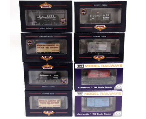 [OO GAUGE]. EIGHT BUFFERS EXCLUSIVE LIMITED EDITION WAGONS  by Bachmann (6) and Dapol (2), each boxed.