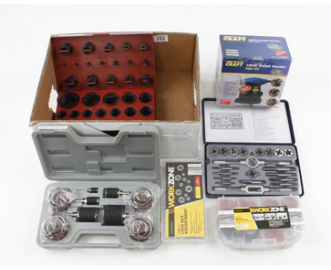 A sander and various assortment sets N