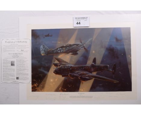 Robert Taylor “No Turning Back” Bomber Command Edition print 101/200 with certificate