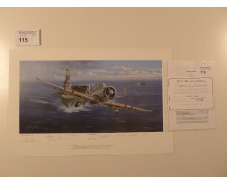 Philip E West “Supreme Courage” Artists Proof print 16/50 with certificate