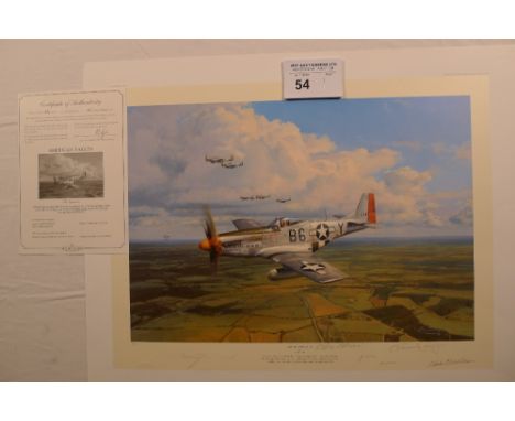 Robert Taylor “American Eagles” The Victory in Europe Edition print 81/400 with certificate