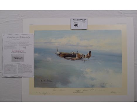 Robert Taylor “Bader Legend” limited edition print 527/900 with certificate