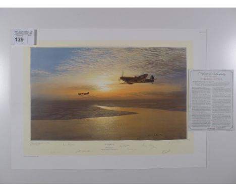 Gerald Coulson “Evening Patrol” Limited Edition print 475/850 with certificate