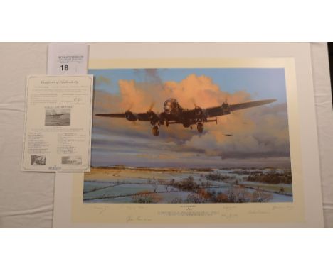 Robert Taylor “Strike and Return” RAAF Edition print 119/150 with certificate
