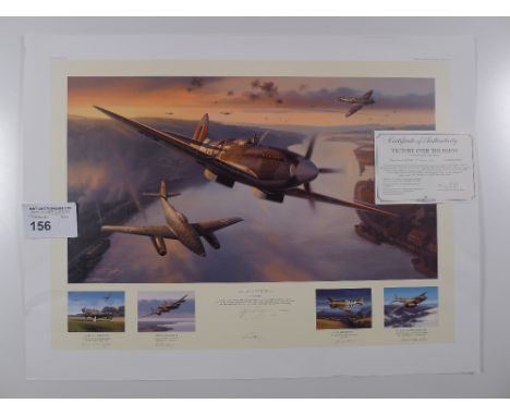Nicolas Trudgian “Victory over the Rhine” Limited Edition print with certificate. Please note print is number 45/350 and the 