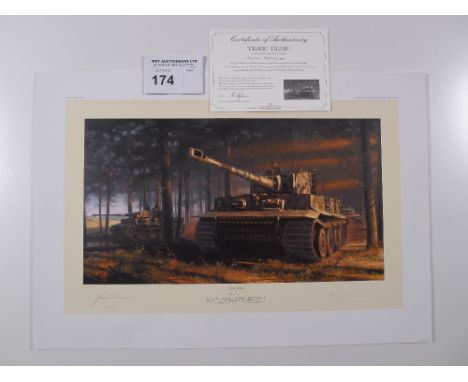 Nicolas Trudgian “Tiger, Tiger” Limited Edition print 237/400 with certificate