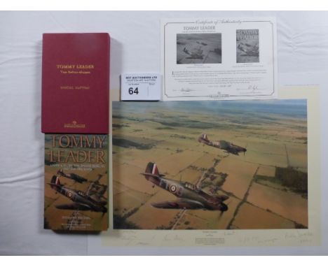 Robert Taylor “Tommy Leader” Artists Proof print 35/50 AP with certificate and a copy of Tommy Leader by Tom Dalton-Morgan