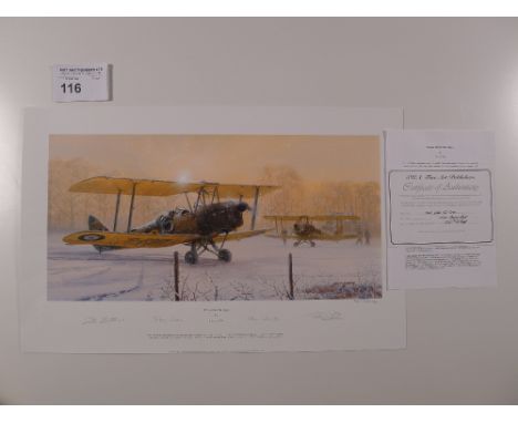 Philip E West “Those Were the Days” Artists Proof print 18/25 with certificate
