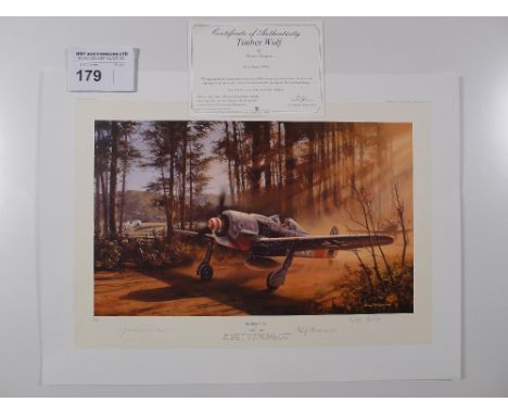 Nicolas Trudgian “Timber Wolf” Limited Edition print 41/450 with certificate