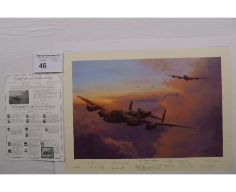 Robert Taylor “Towards Night’s Darkness” The Collectors Edition print 10/100 with certificate