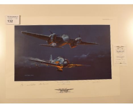 Robert Bailey “Moonlight Strike” Limited Edition print 101/300 with certificate