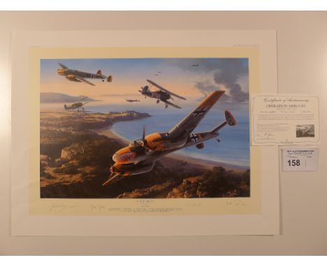 Nicolas Trudgian “Operation Mercury – The Battle for Crete” Special Edition print 41/425 with certificate