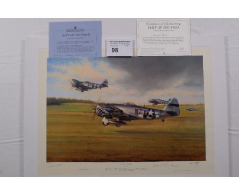 Richard Taylor “Days of Thunder” The Fighter Aces Edition print 127/150 with certificate