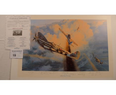 Robert Taylor “Grey Cap Leader” limited edition print 154/850 with certificate