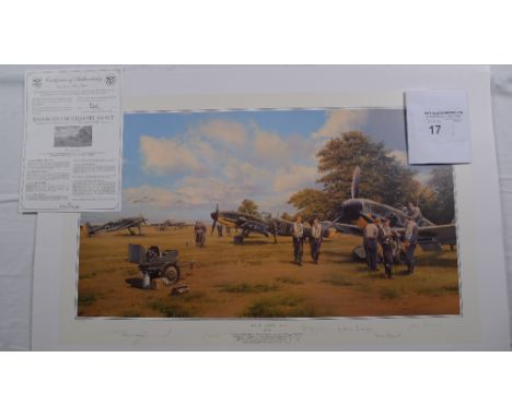Robert Taylor “Eagles on the Channel Front” The Eagles Edition print 377/500 with certificate