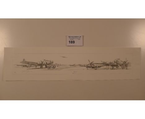 Nicolas Trudgian “Rattlesden 1945” Limited Edition print 429/500 with NO certificate. Please note this is a companion print f