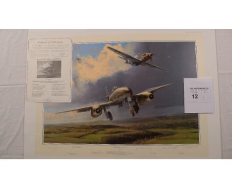 Robert Taylor “Running the Gauntlet” War in Europe Edition print 78/200 with certificate