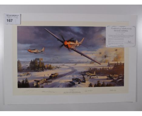 Nicolas Trudgian “Mustang Mayhem” Limited Edition print 527/600 with certificate