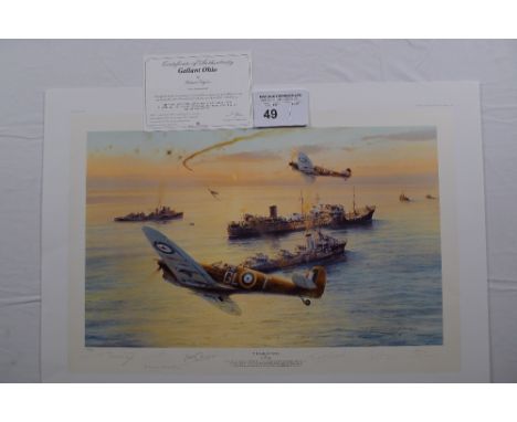 Robert Taylor “The Gallant Ohio” limited edition print 685/850 with certificate