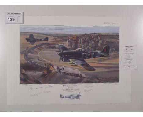 Robert Bailey “Typhoon Warning” Limited Edition print 21/200 with certificate