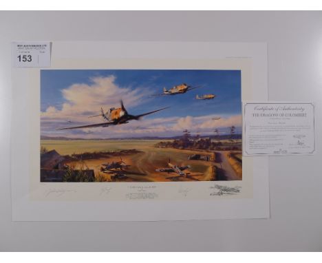 Nicolas Trudgian “The Dragons of Colombert” Limited Edition print 82/450 with certificate