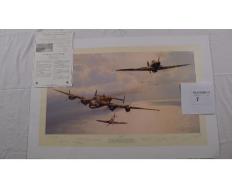 Robert Taylor “The Hard Way Home” limited edition print 39/250 with certificate. Believed to be The RCAF Edition but has 10 n