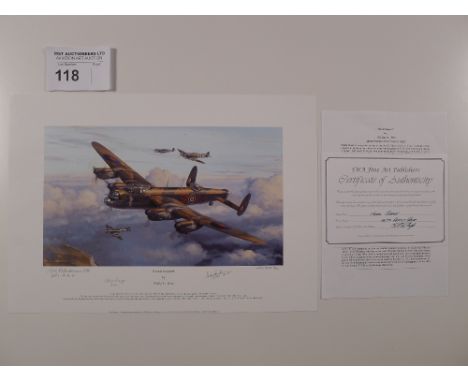 Philip E West “Moral Support” Artists Proof print 14/50 with certificate