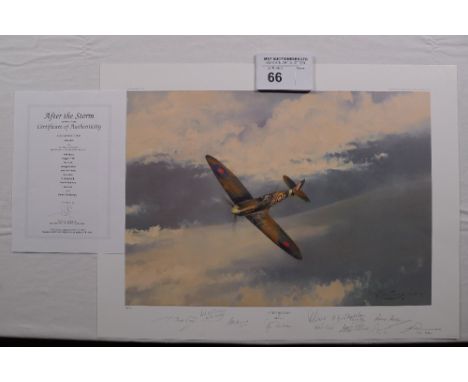 Robert Taylor “After the Storm” limited edition ten signature print 239/300 with certificate