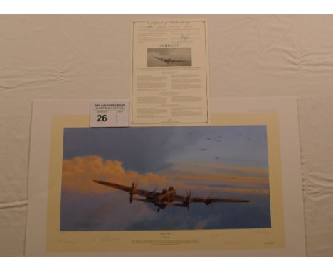 Robert Taylor “High Cost” RAF Edition print 39/500 with certificate