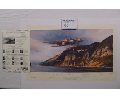 Robert Taylor “Dangerous Coast - The BANFF Strike Wing” Collectors Edition print 148/175 with certificate