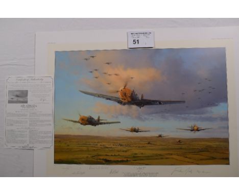 Robert Taylor “The Hardest Days – Air Armada, Part One of the Battle of Britain Trilogy” The Anniversary Edition print 71/350