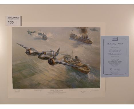 Frank Wootton “Strike Wing Attack” Limited Edition print 196/850 with certificate