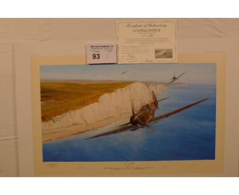 Richard Taylor “Coastal Patrol” Limited Edition print 15/400 with certificate