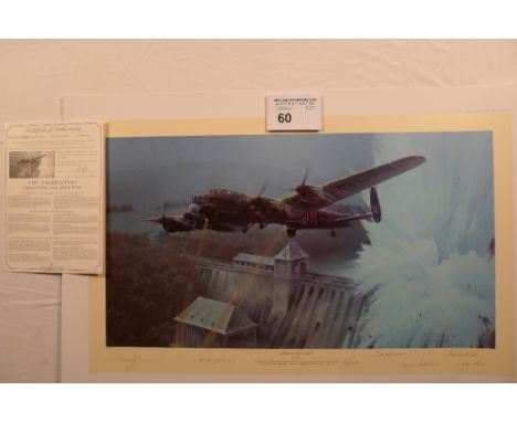 Robert Taylor “Breaching the Eder Dam” The Collectors Edition print 28/350 with certificate